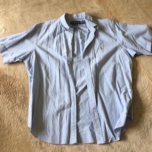 Men's short sleeves button down